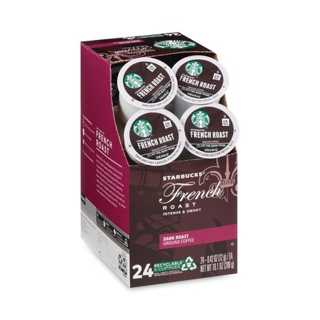 Starbucks French Roast K-Cups, PK24 PK 12434813